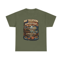 Load image into Gallery viewer, Boston Tea Party 1773 Shirt No Taxation Without Representation TShirt Patriotic American History Tee
